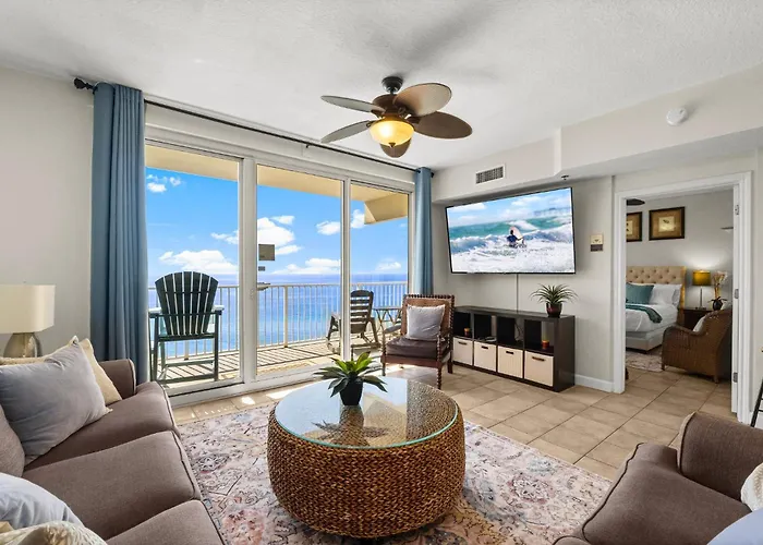 Beachfront Retreat! Spacious Resort Condo With Great Views! By Dolce Vita Getaways Pcb!